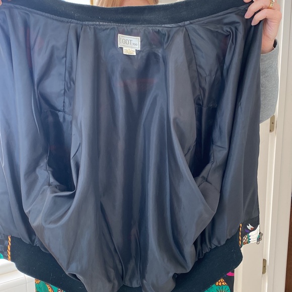 Satin bomber Baroque OS-Jacket full zip - Picture 5 of 5